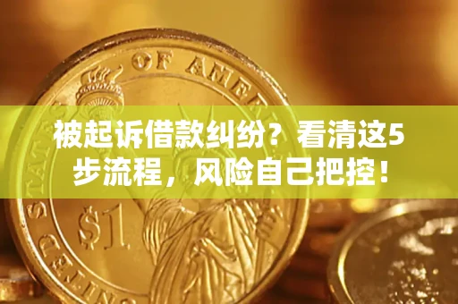 济南被起诉借款纠纷？看清这5步流程，风险自己把控！