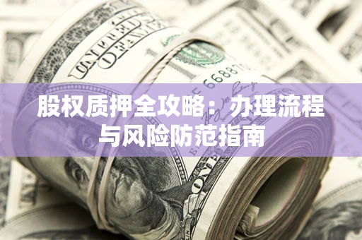 济南股权质押全攻略：办理流程与风险防范指南